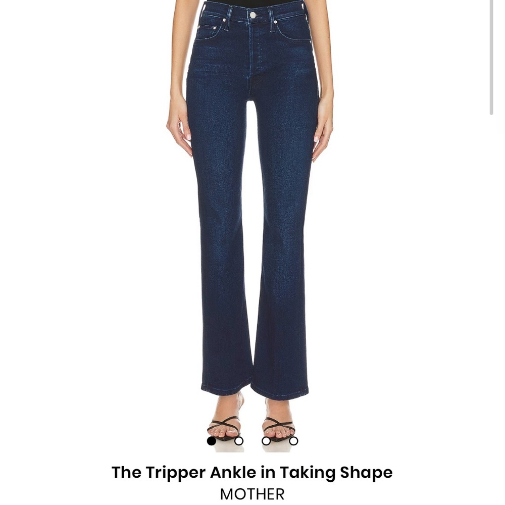 Women’s MOTHER The Tripper Ankle Bootcut Jean in Taking Shape. Denim Size 28